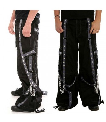 Men Gothic Pant Baggy Bondage Trouser Cyber Punk Short Punk | Cargo Trousers